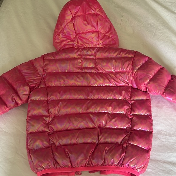 Appaman Puffy Coat bubblegum pink metallic toddler girls 4T💕 - Picture 13 of 15